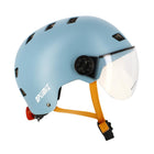 Casque vélo urbain Optimiz O382 à visière - Bleu Mat