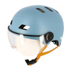 Casque vélo urbain Optimiz O382 à visière - Bleu Mat