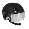 Casque vélo urbain Optimiz O394 à clignotants - Noir Mat