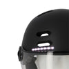 Casque vélo urbain Optimiz O394 à clignotants - Noir Mat