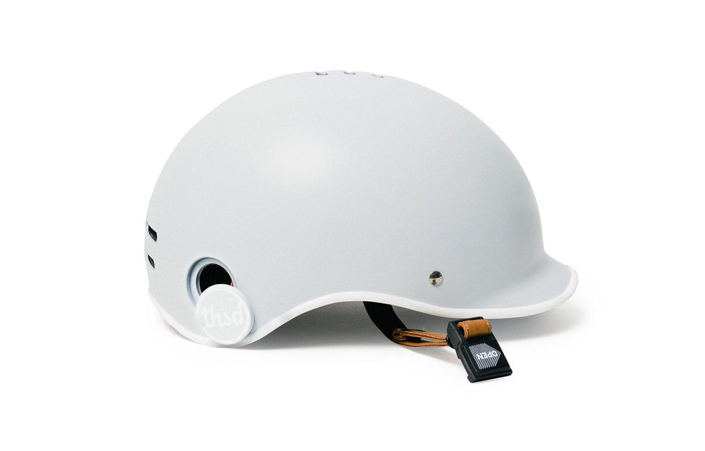 Casque vélo vintage Thousand gris arctic vue poplock ouvert