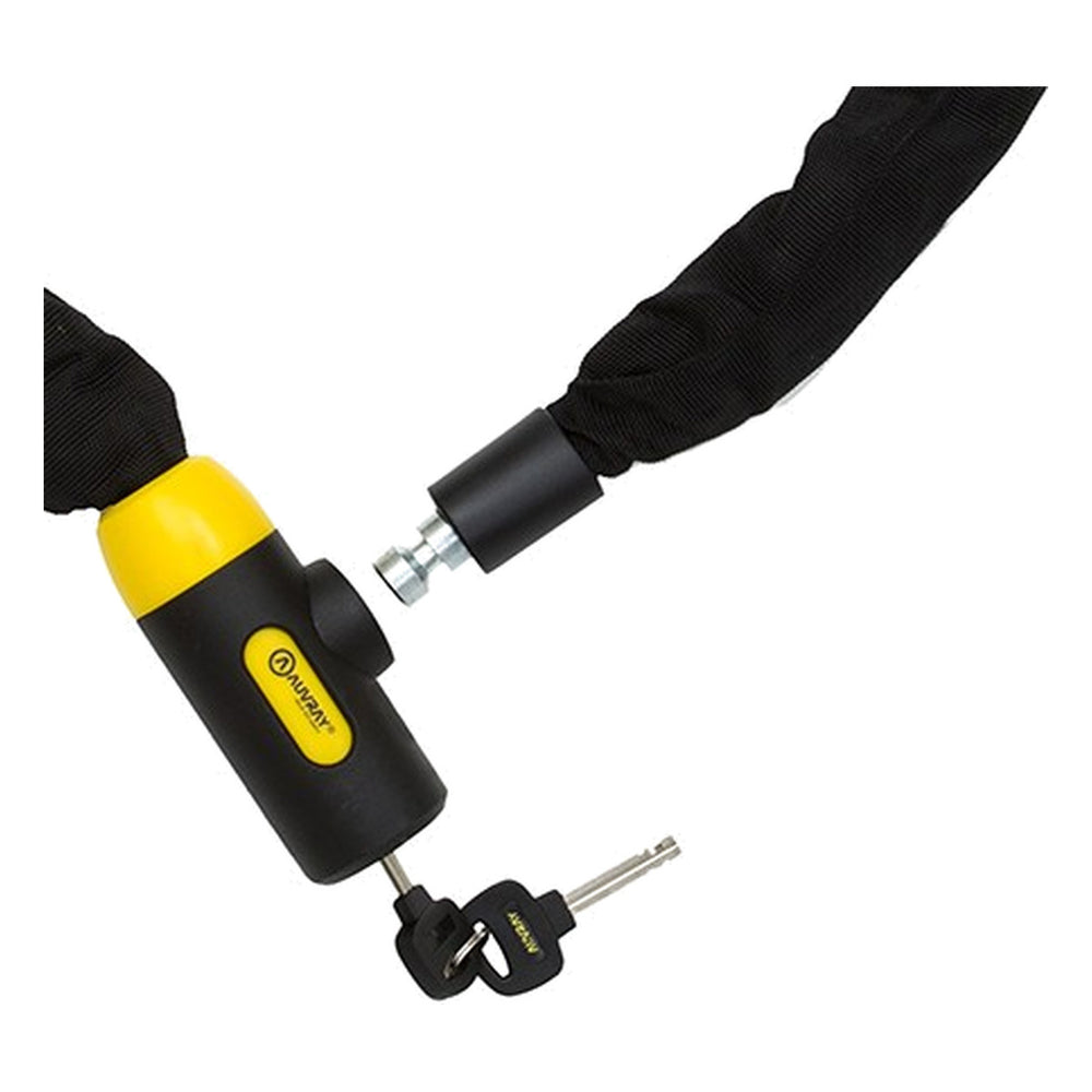 Chaîne antivol Auvray C-Bloc 120 cm Ø 10 mm à cadenas intégré - photo 3
