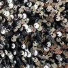 Gros plan des paillettes argentées Big Sequins Argent Helmut