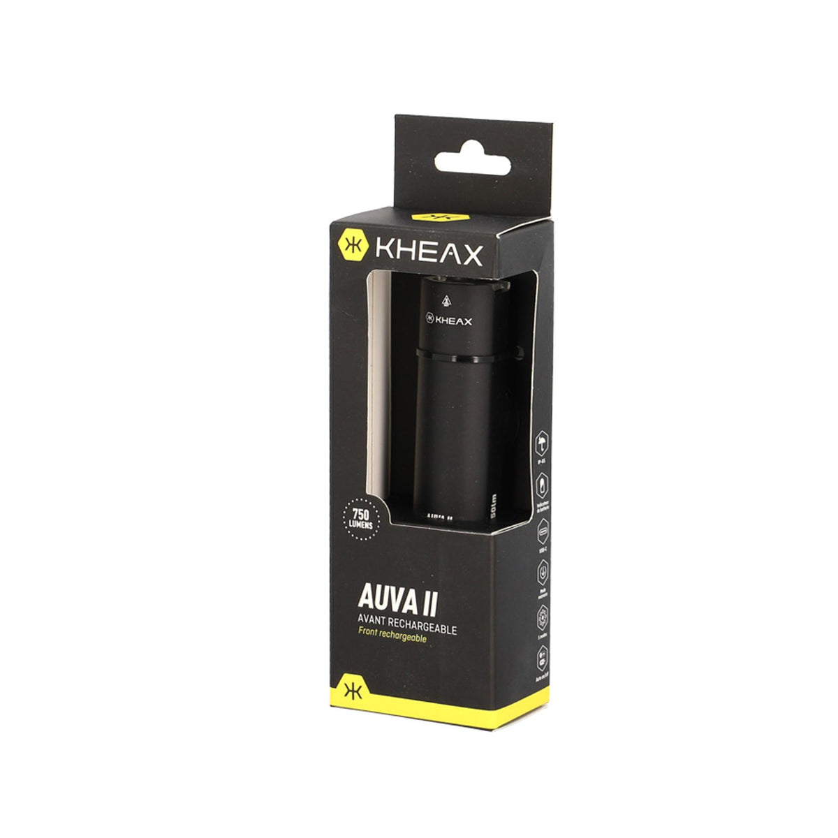 Éclairage avant KHEAX Auva II 750 lm USB-C