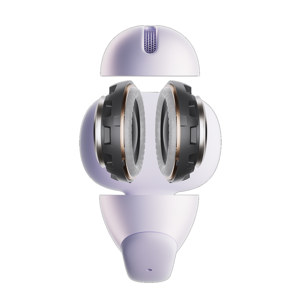 Écouteurs à clip Shokz OpenDots Air Violet Aurore 3