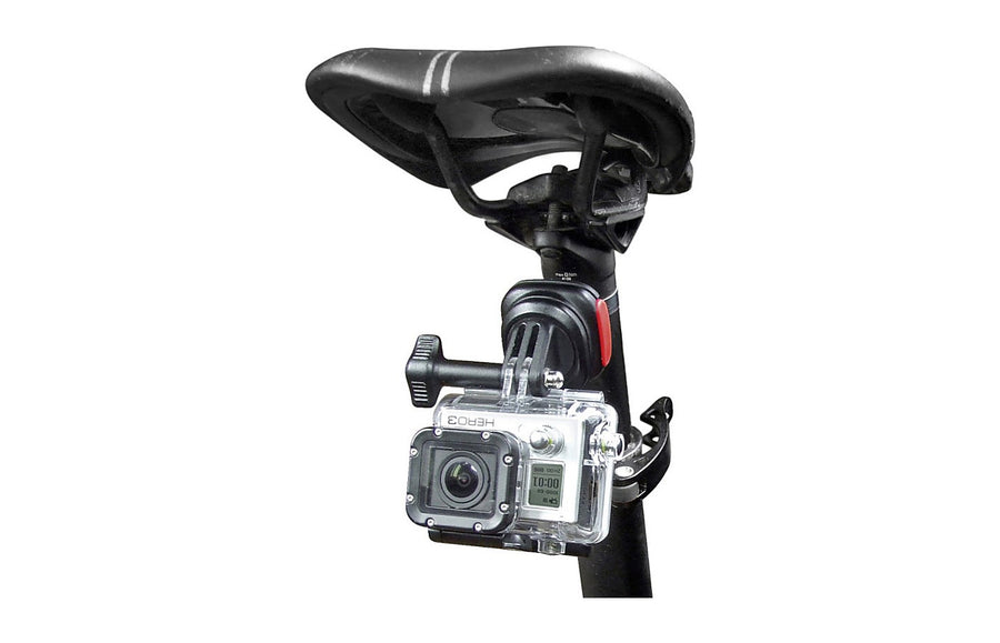 Camera GoPro montee sous la selle avec le CamOn KlickFix