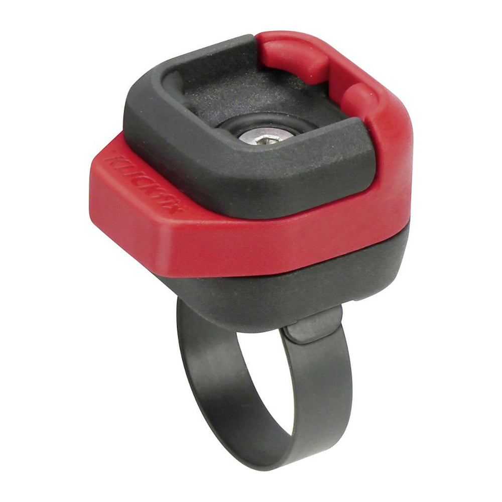 Fixation universelle KlickFix Quad et Quad Mini – Quad Ø 15-60 mm – le socle Quad sangle sur un guidon
