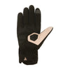 Gants vélo coupe-vent tactiles Cairn Quicker Touch Black Coffee paume
