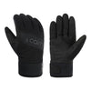 Gants vélo hiver tactiles Cairn Nakuru Touch Black paire dessus et paume