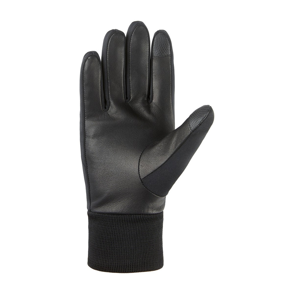 Gants vélo tactiles cuir Cairn Okaro Touch Black paume