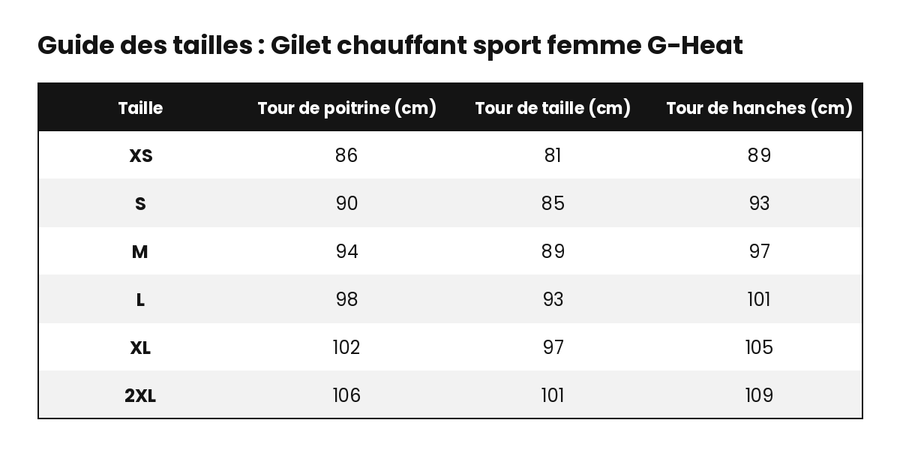 gilet-chauffant-sport-femme-g-heat-guide-tailles