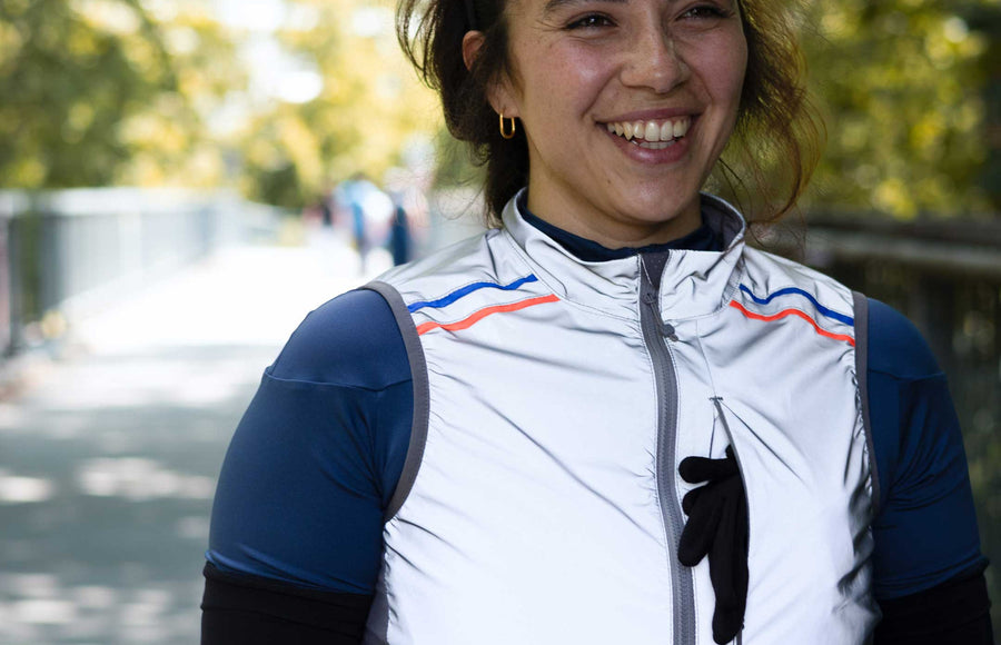 Gilet vélo réfléchissant Gofluo Sean - détail 1