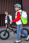 Housse réfléchissante pour sac à dos Gofluo - Riley et Kaya - Kaya Green reflective