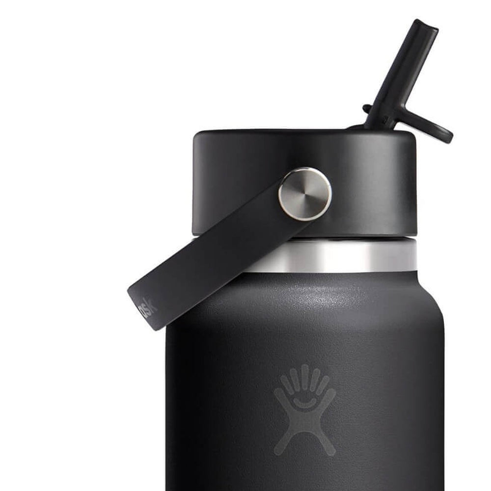 Gourde de voyage isotherme Hydro Flask Travel Bottle Flex Straw - Black 710 ml