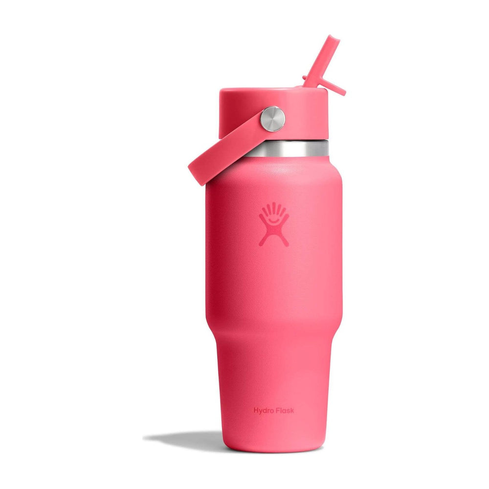 Gourde de voyage isotherme Hydro Flask Travel Bottle Flex Straw - Popstar Pink 710 ml