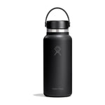 Gourde isotherme Hydro Flask Wide Mouth Flex Cap - Black 946 ml