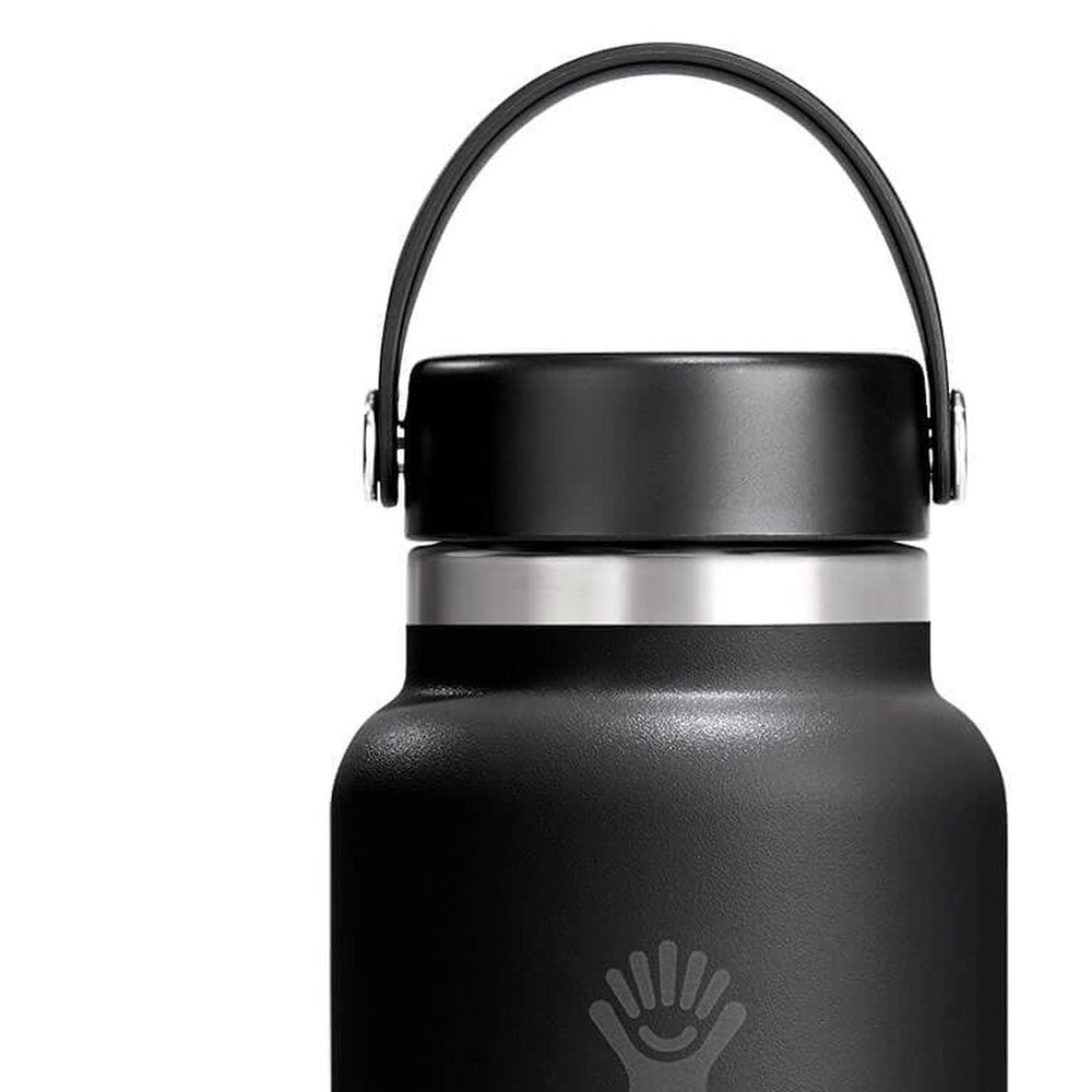 Gourde isotherme Hydro Flask Wide Mouth Flex Cap - Black 946 ml