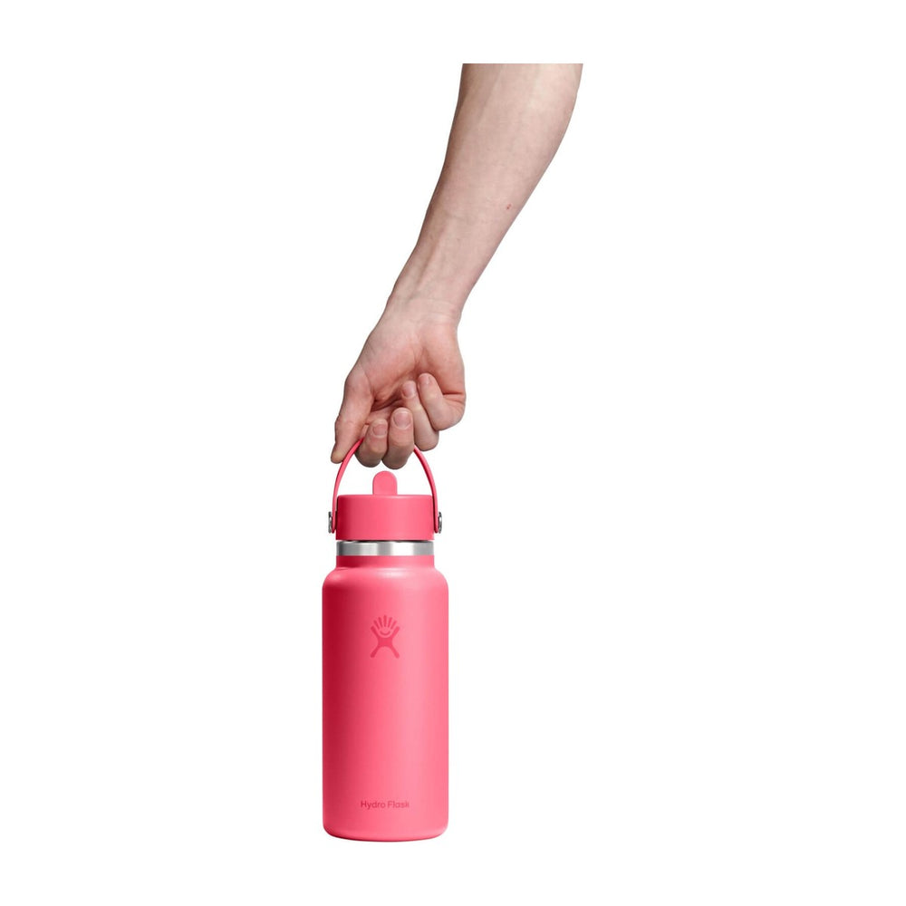 Gourde isotherme Hydro Flask Wide Mouth Flex Straw 946 ml - Popstar Pink