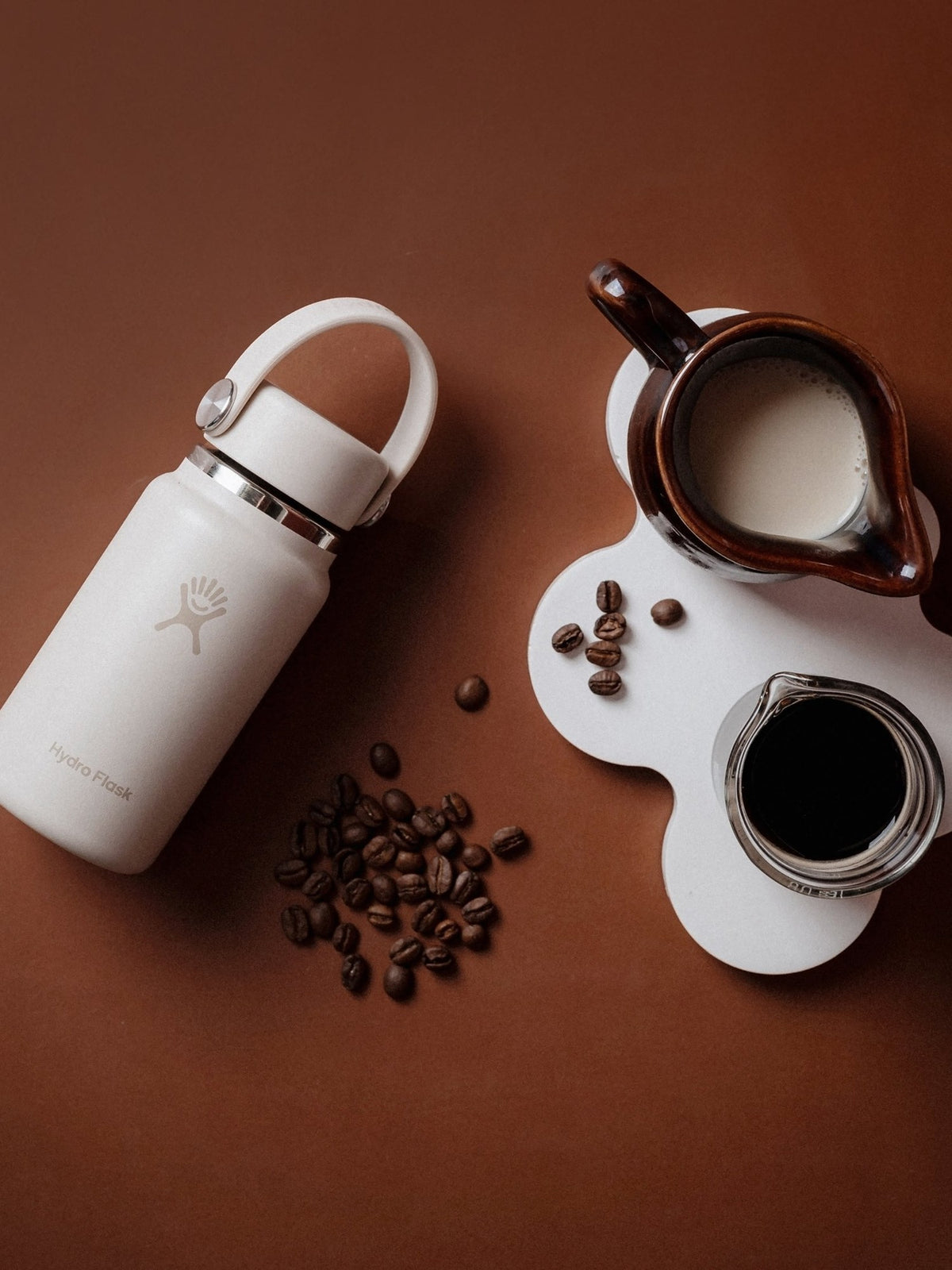 Gourde isotherme Hydro Flask Wide Mouth Flex Cap pour le café chaud