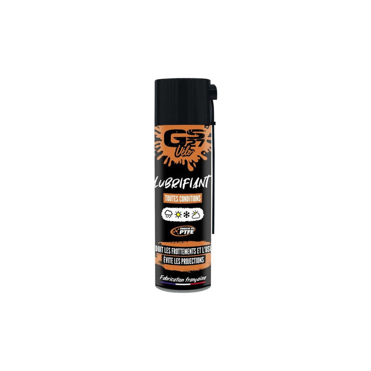 Lubrifiant chaîne vélo GS27 – Toutes Conditions 250 ml