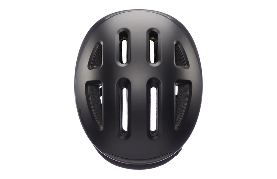 Les 14 aerations du casque Bern Major MIPS vues de dessus