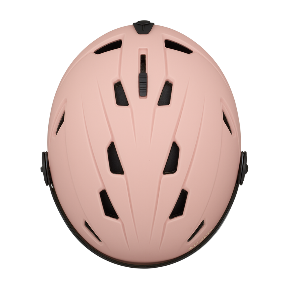 Casque Ski Cairn Electron Visor Mat Dust Pink vue 3