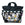 Panier arrière vélo KlickFix Reisenthel Bikebasket Oval M 17 L – Marguerites – le panier Bikebasket Oval M marguerites sur fond blanc