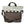 Panier arrière vélo KlickFix Reisenthel Bikebasket Oval M 17 L – Marron – le panier Bikebasket Oval M marron sur fond blanc