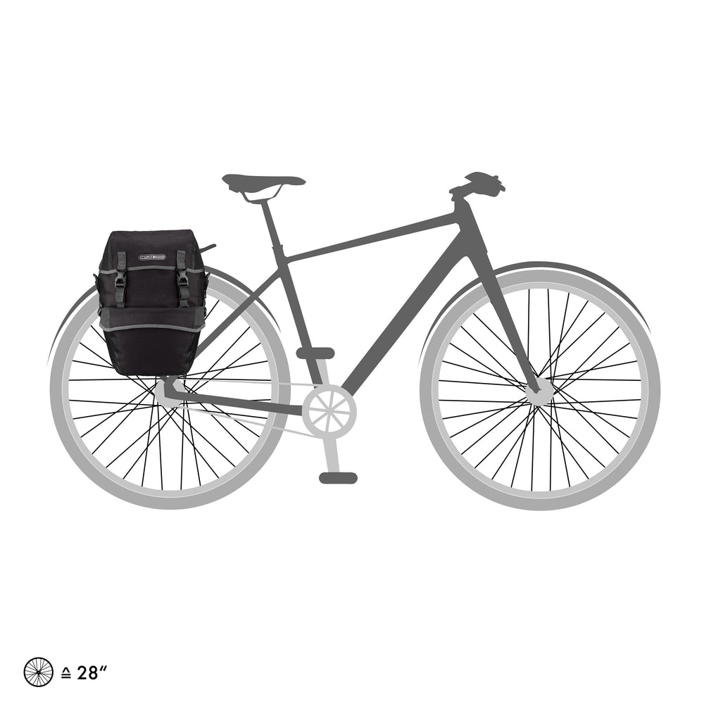 Paire de sacoches ORTLIEB Bike-Packer Plus 2 x 21 L - Gris