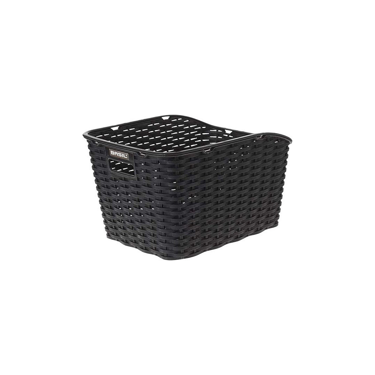 Panier arriere velo Basil Weave WP noir