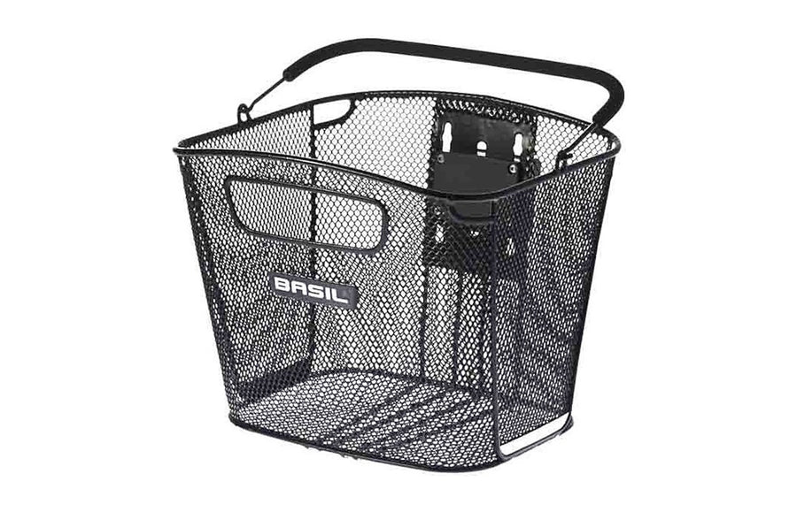 Panier avant Basil Bold Front en acier noir