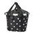 Panier avant vélo KlickFix Reisenthel Bikebasket 15 L – Black Dots – le panier Bikebasket a pois blancs sur fond noir