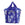 Panier avant vélo KlickFix Reisenthel Bikebasket 15 L – Batik Strong Blue – le panier Bikebasket motif batik bleu