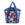 Panier avant vélo KlickFix Reisenthel Bikebasket 15 L – Florist Indigo – le panier Bikebasket motif florist indigo