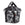 Panier avant vélo KlickFix Reisenthel Bikebasket 15 L – Fleurs Noir – le panier Bikebasket a fleurs sur fond noir