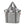 Panier avant vélo KlickFix Reisenthel Bikebasket 15 L – Herringbone Grey – le panier Bikebasket gris a chevrons