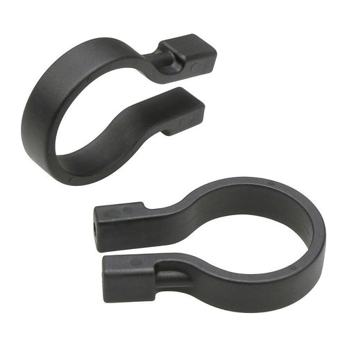 Pièces de rechange KlickFix : crochets de guidon et verrou – Crochets Ø 35 mm, la paire – les deux crochets Ø 35 mm