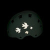 Planche mini stickers réfléchissants Stick me Baby : Oiseaux, casque de nuit, stickers éclairés par une lampe