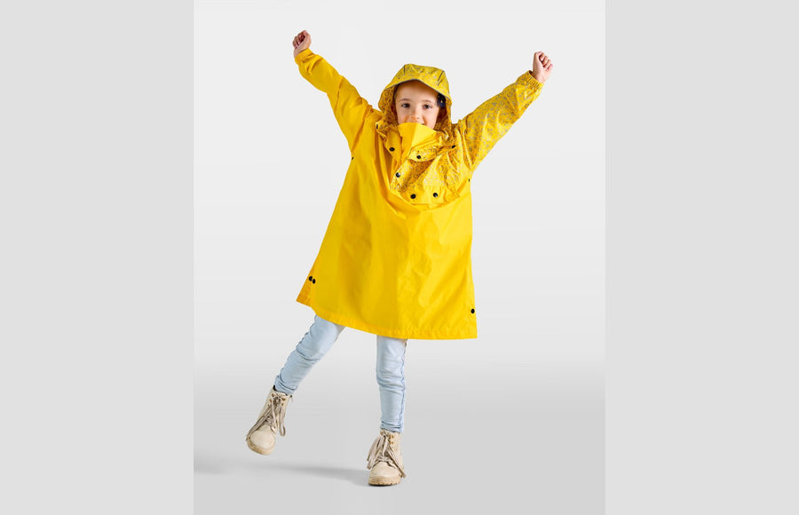 Poncho de pluie vélo enfant Urban Circus Romea section 3