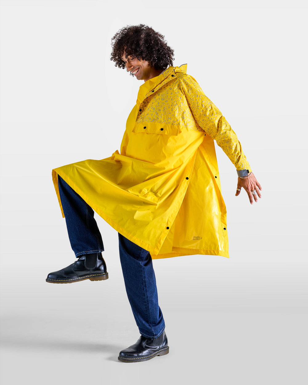 Poncho de pluie Urban Circus Romea Jaune photo 4