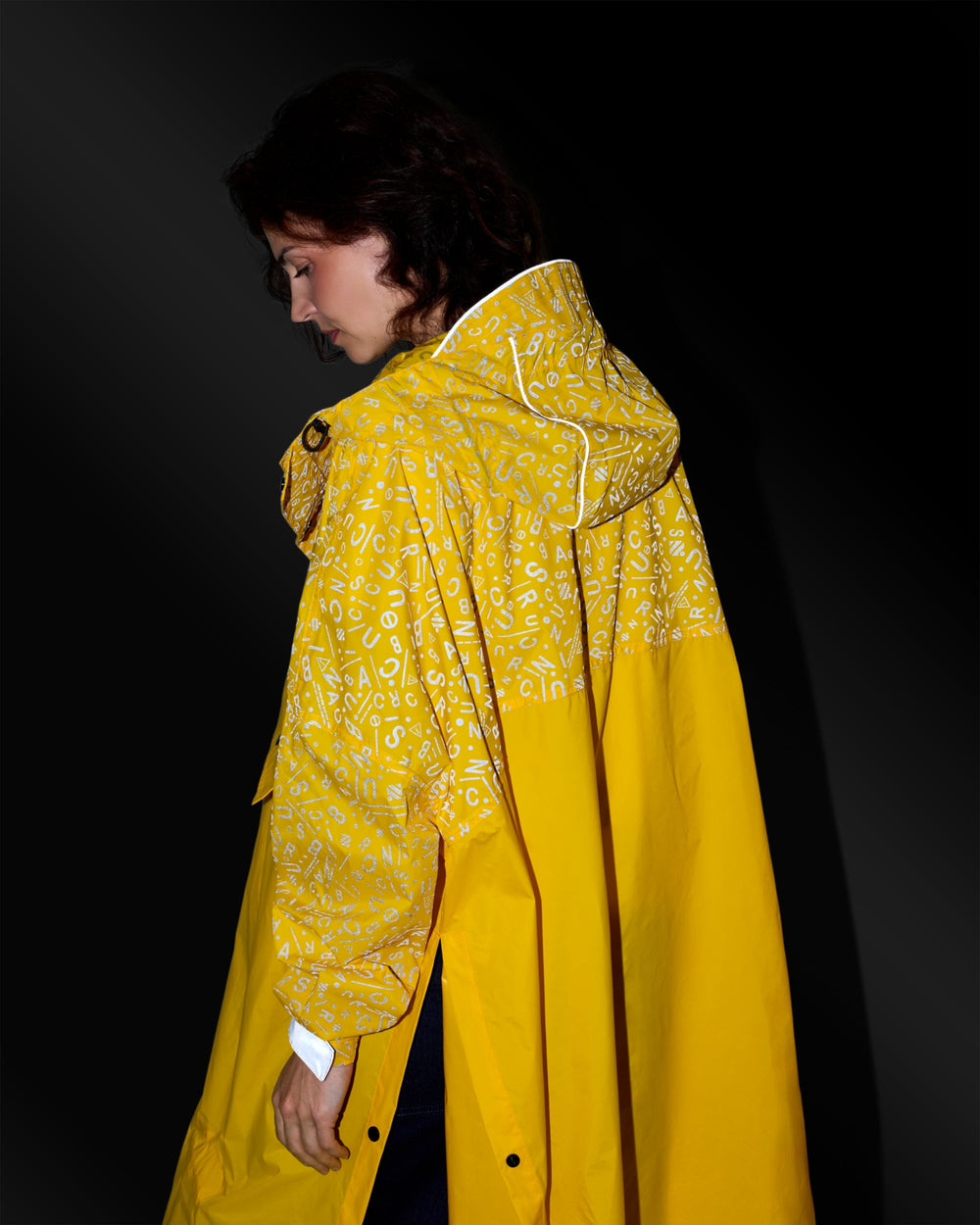 Poncho de pluie Urban Circus Romea Jaune photo 3