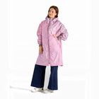 Poncho de pluie vélo zippé Urban Circus Francigena Rose motif guépard photo 1
