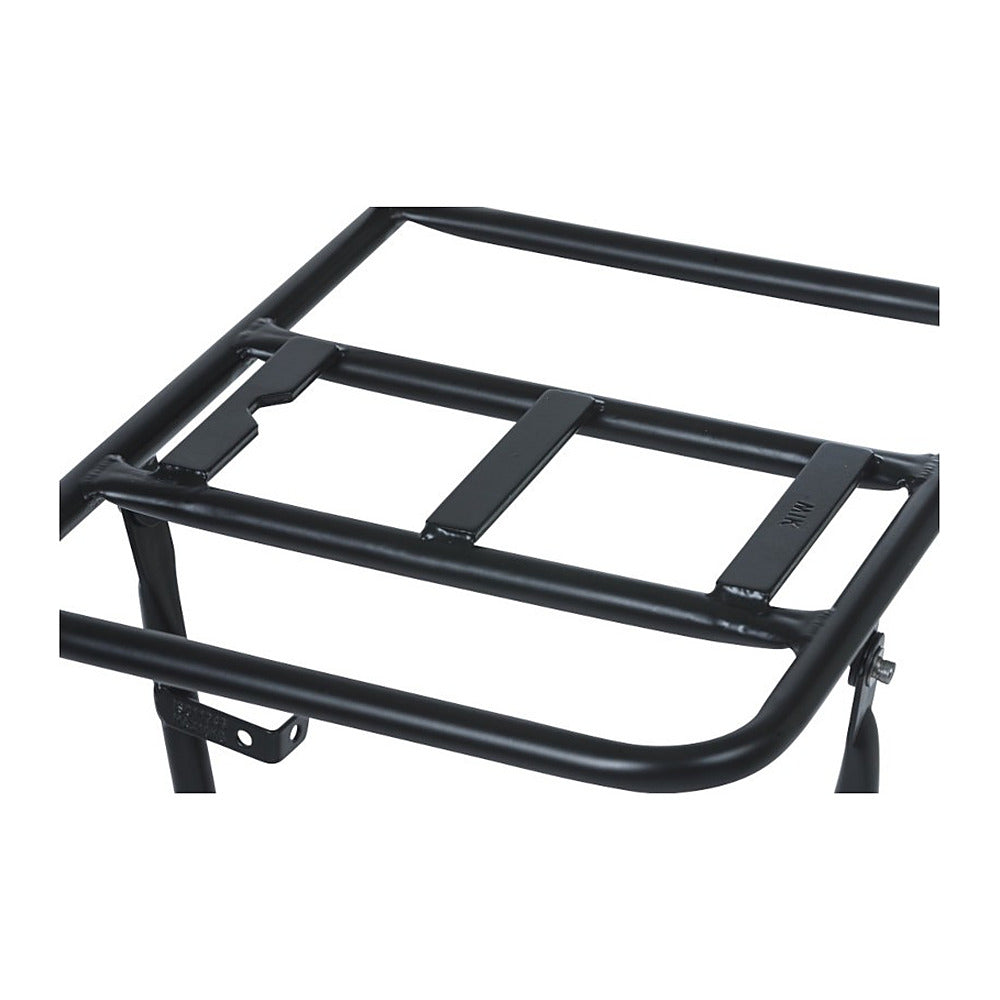 Porte-bagages avant vélo Basil Front Carrier L MIK coloris Noir mat – vue de face