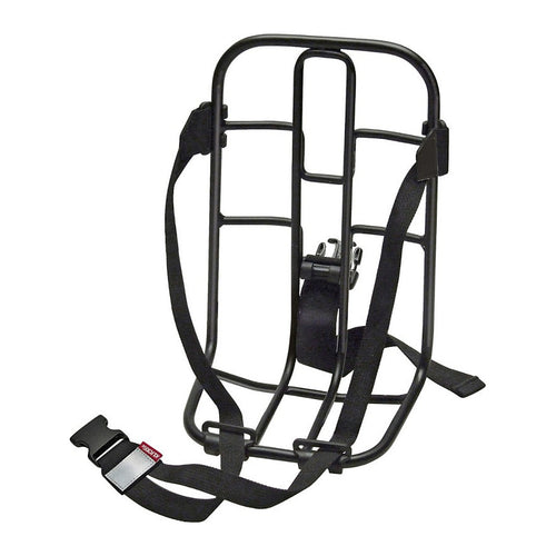 Porte-bagages vélo KlickFix Vario Rack, Rackpacker et Freerack – Vario Rack avant, sur support de guidon – le porte-bagages Vario Rack en aluminium