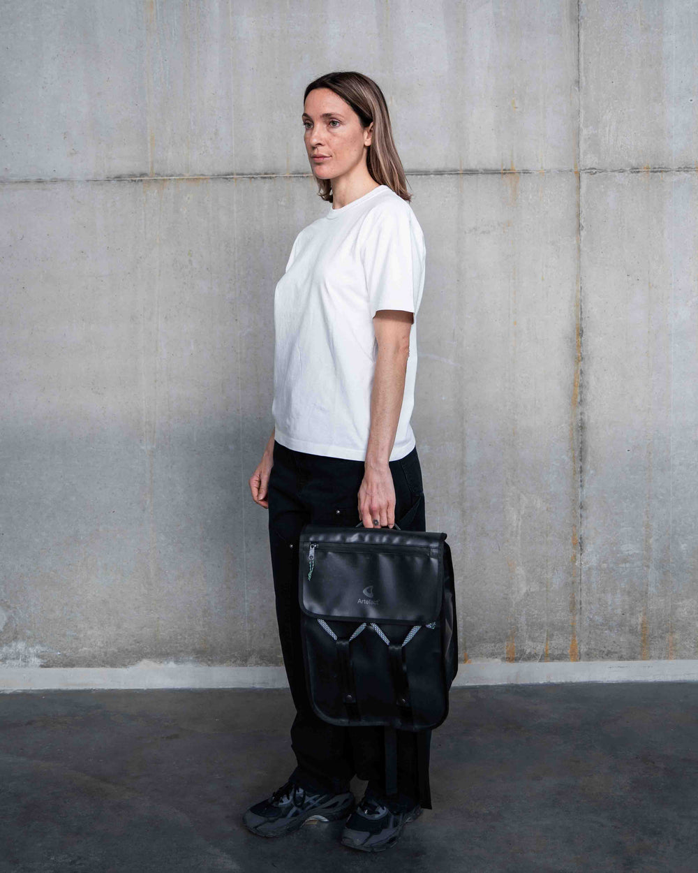 Sac à dos Artefact - Gravelot 18L, coloris Noir corde violette