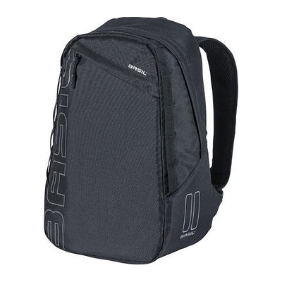 Sac à dos vélo Basil Flex 17 L coloris Noir – vue trois quarts