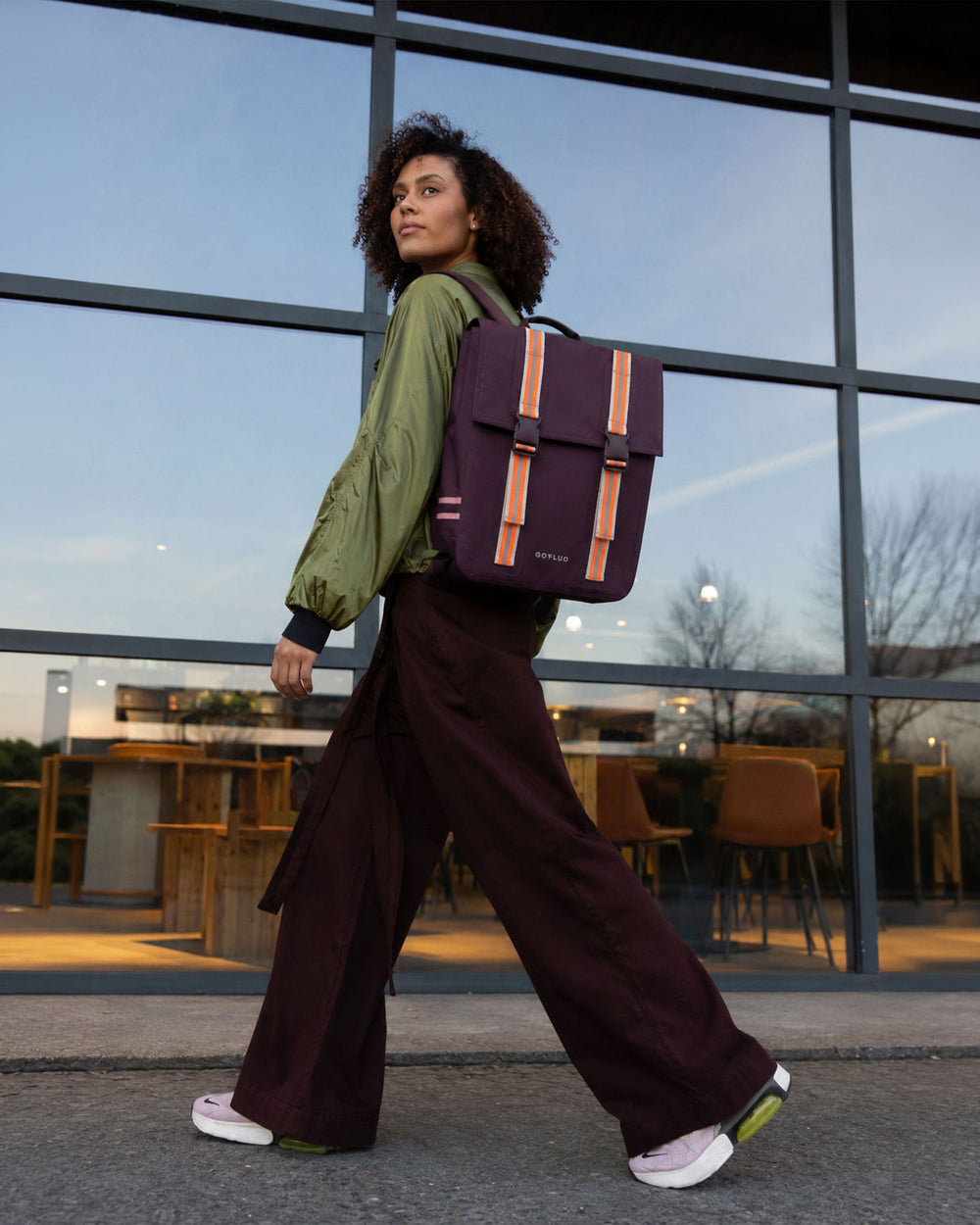 Sac à dos vélo imperméable Gofluo Marlow Burgundy