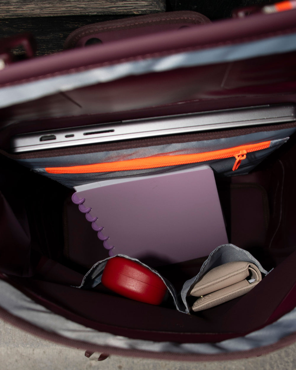 Sac à dos vélo imperméable Gofluo Marlow Burgundy