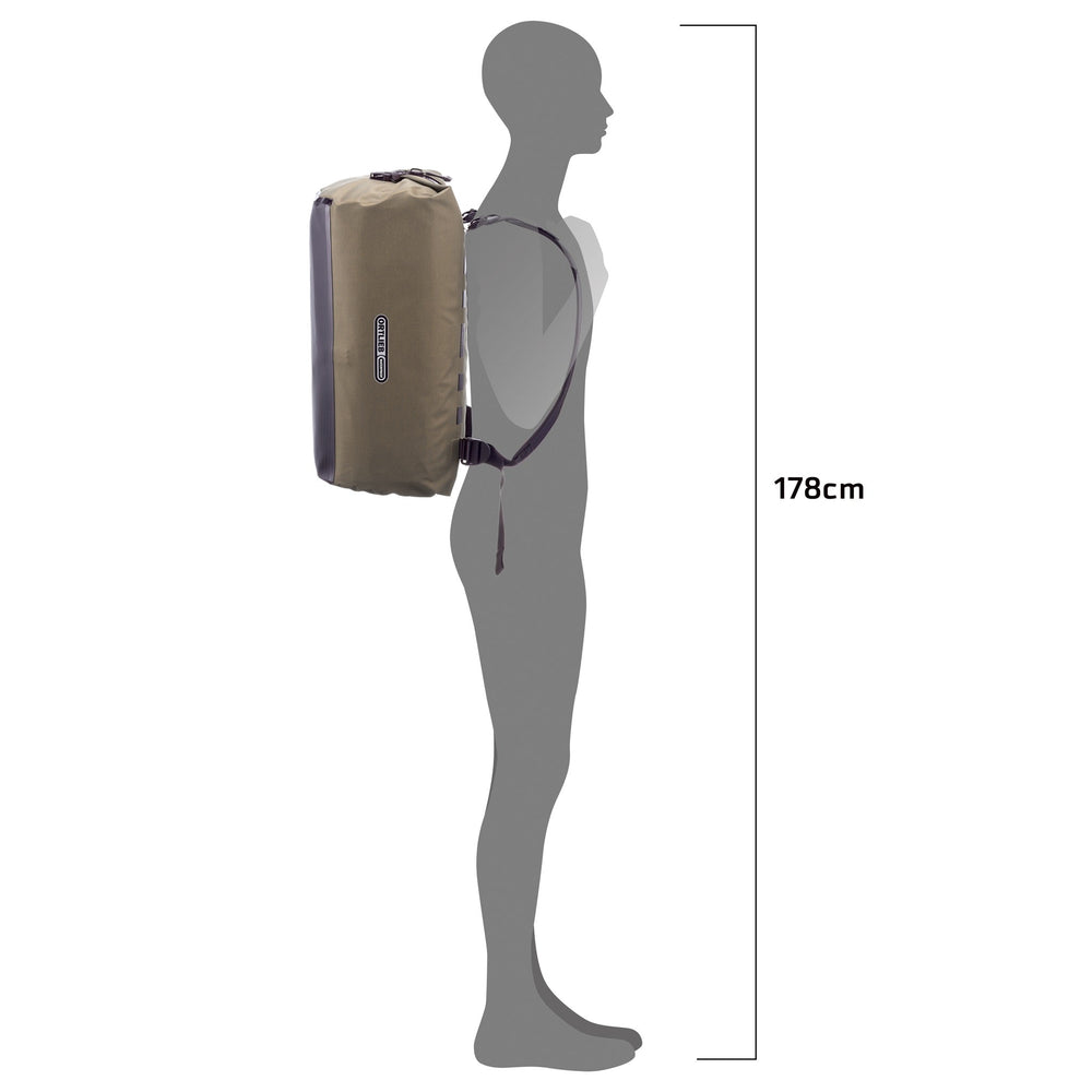 Sac de voyage ORTLIEB Duffle Lite - Dark Sand 40 L