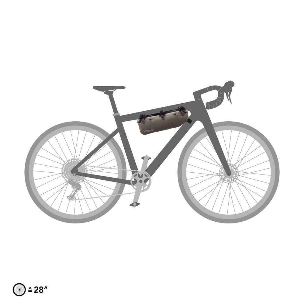 Sacoche de cadre ORTLIEB Frame-Pack RC Toptube - Dark Sand 3 L